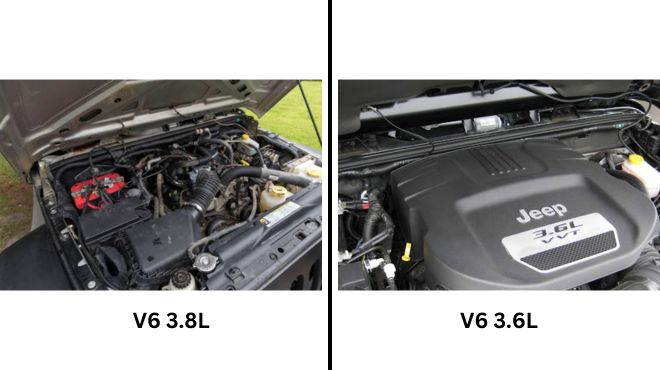 Jeep 3.8L vs. 3.6L Engines Image