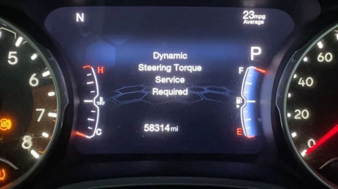 Dynamic Steering Torque Service Required Image